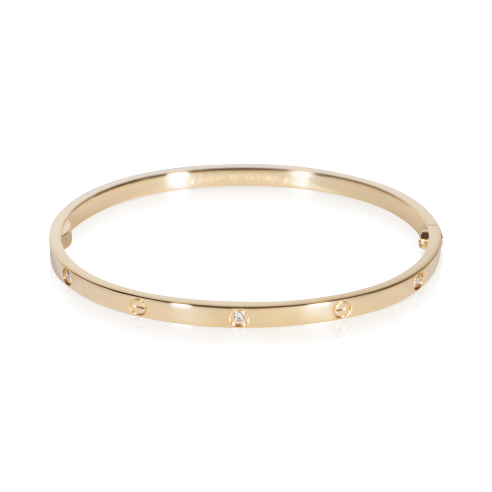 Cartier Yellow Gold Diamond Small Model Love Bracelet